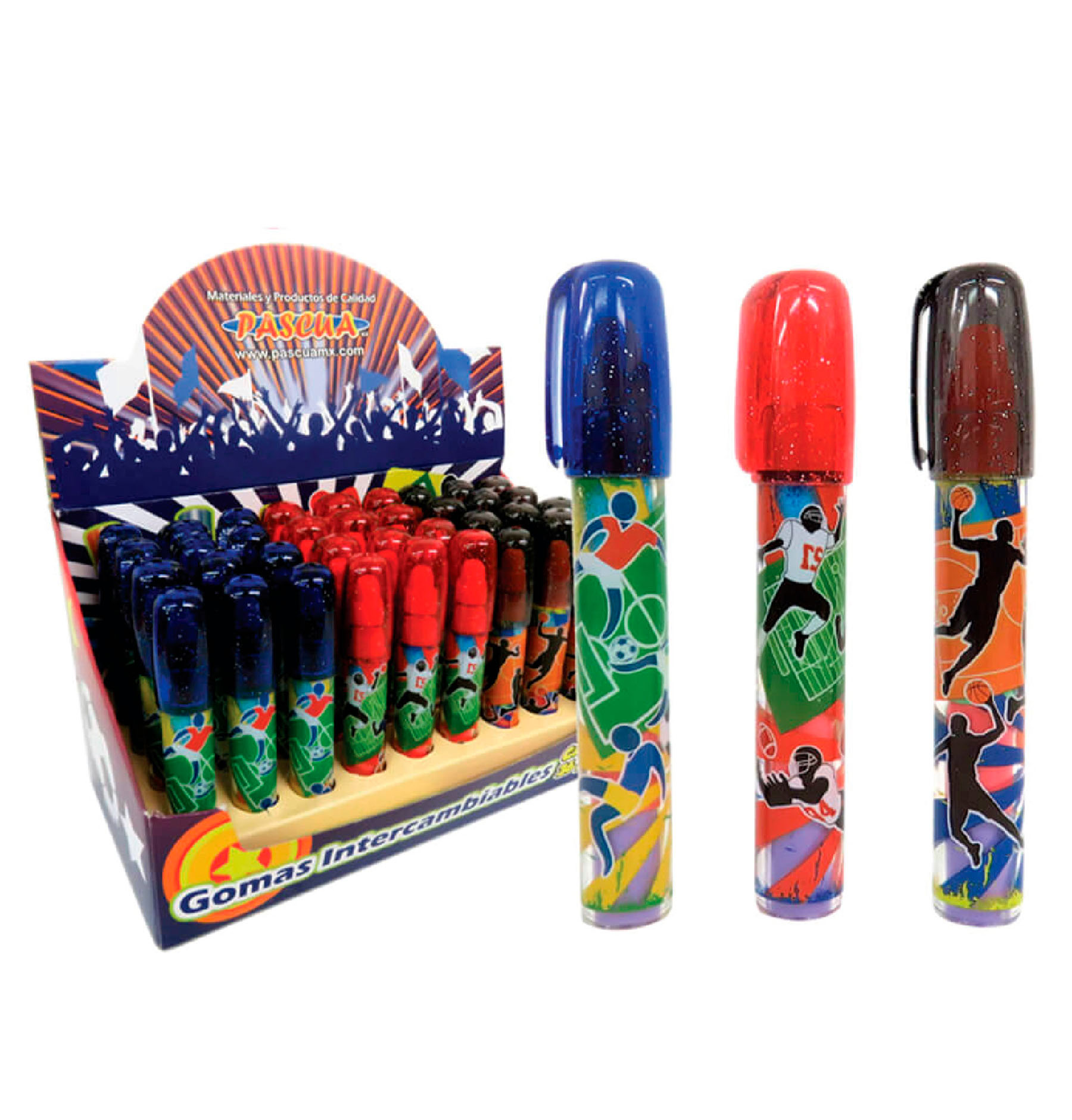 Borrador Tipo Lápiz Pascua Deportes