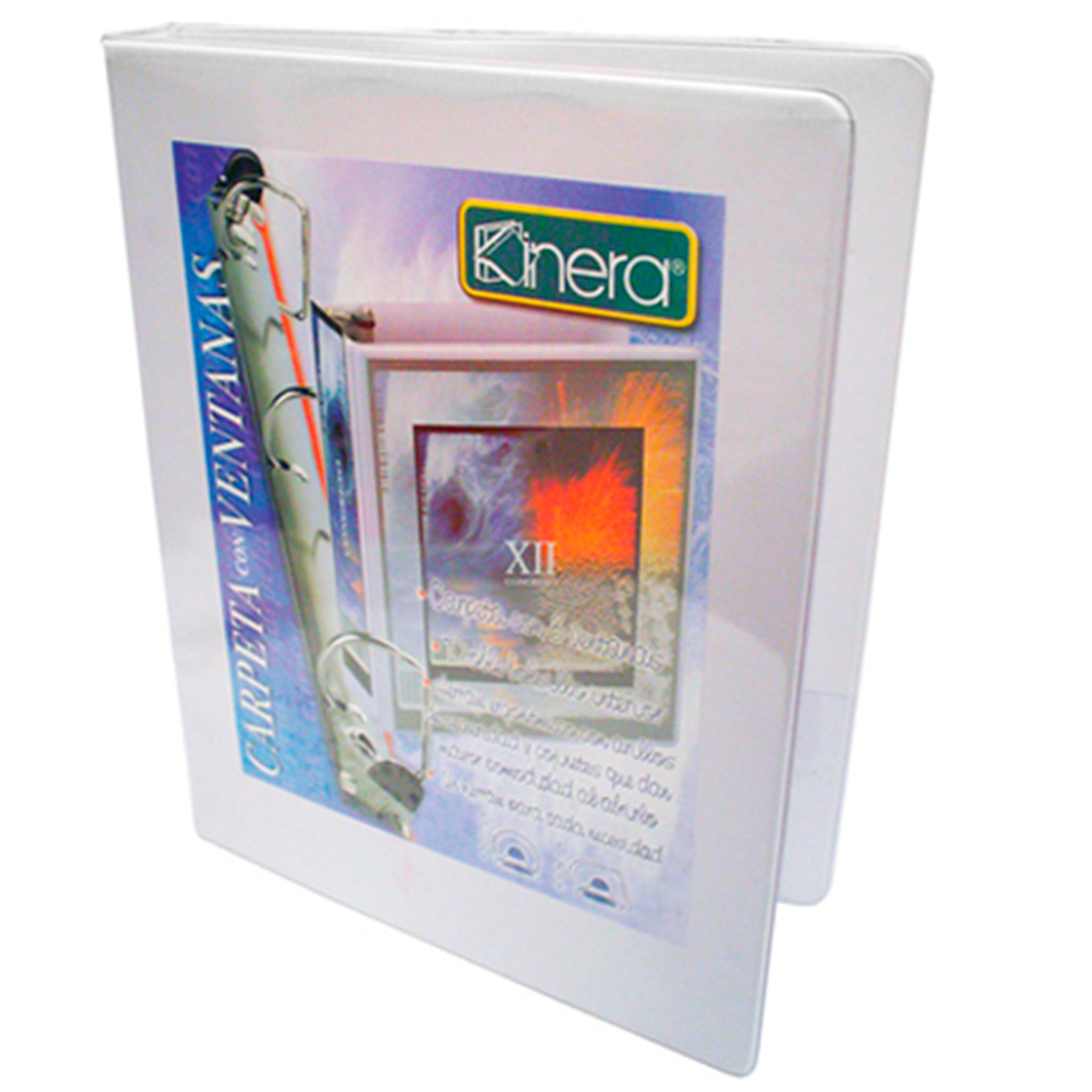 Carpeta Carta Arillo O con Ventana Kinera 9501 0.5"