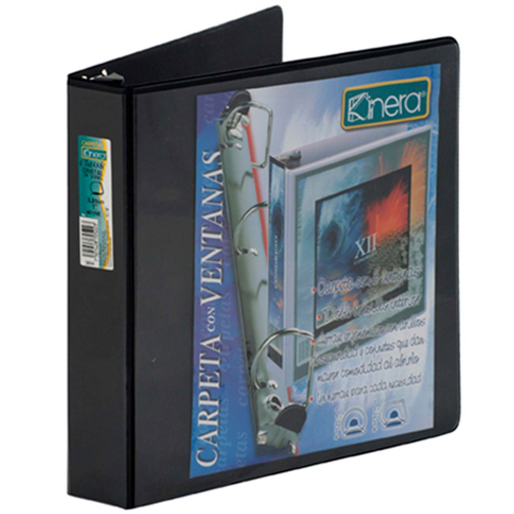 Carpeta Carta Arillo D, con Ventana Kinera 9111 1"