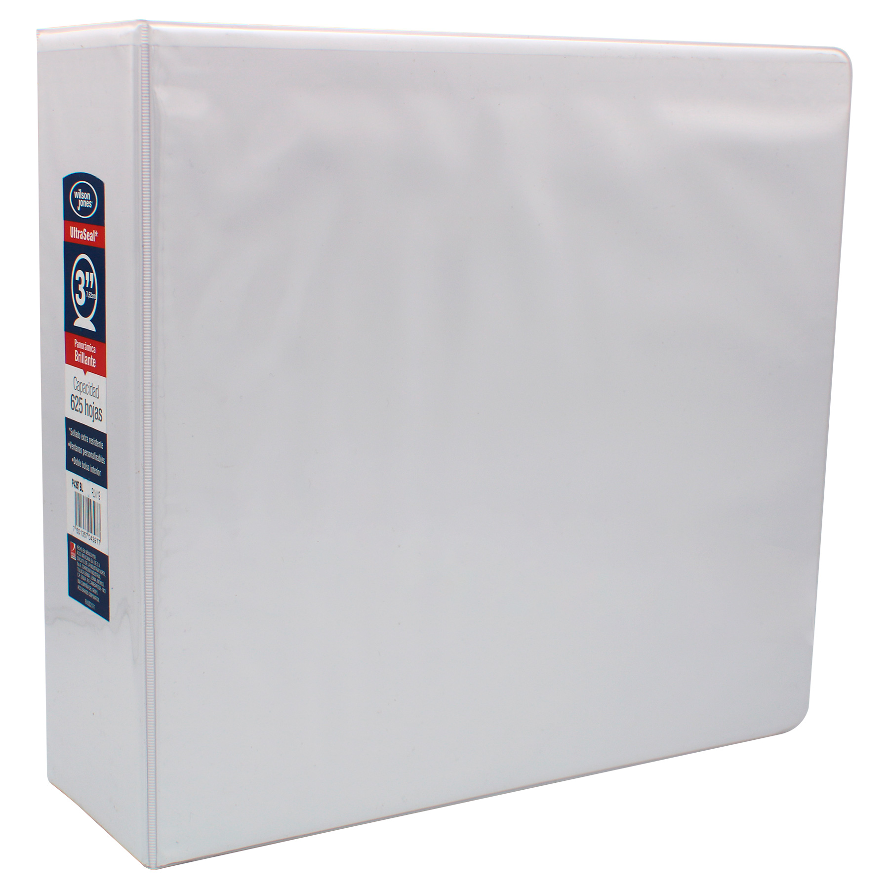 Carpeta Carta Arillo O con Ventana Wilson Jones 361 3" Panorámica Brillante