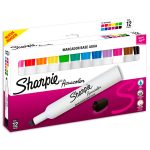 Marcador Acuacolor Sharpie C/12 Punta Cincel