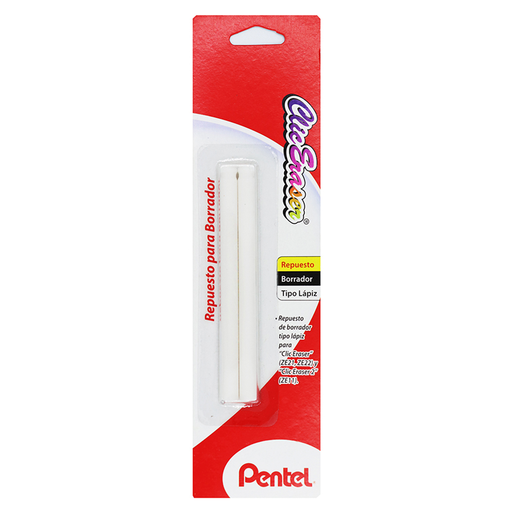 Repuesto para Borrador Pentel Clic Eraser Bl/2