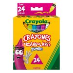 Crayones Triangulares Jumbo Crayola C/24