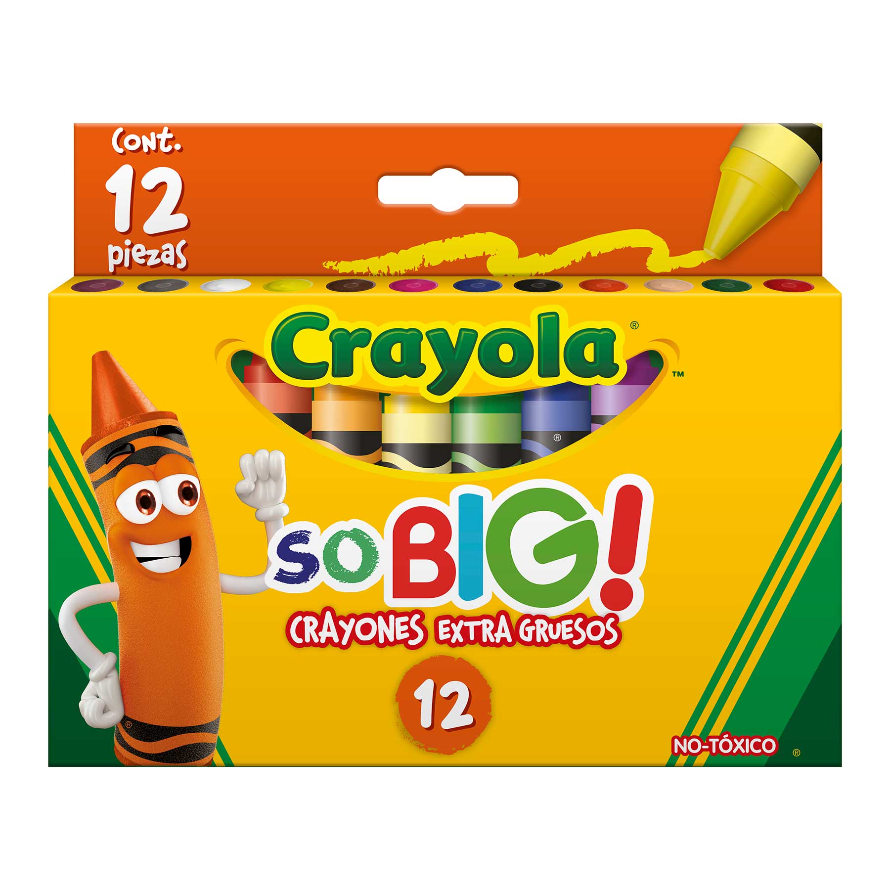 Crayones So Big! Extra Gruesos Crayola C/12 Crayola