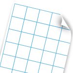 Bond Cuadriculado Cuadro Grande 7 mm, 70 x 95 cm. 70 g.