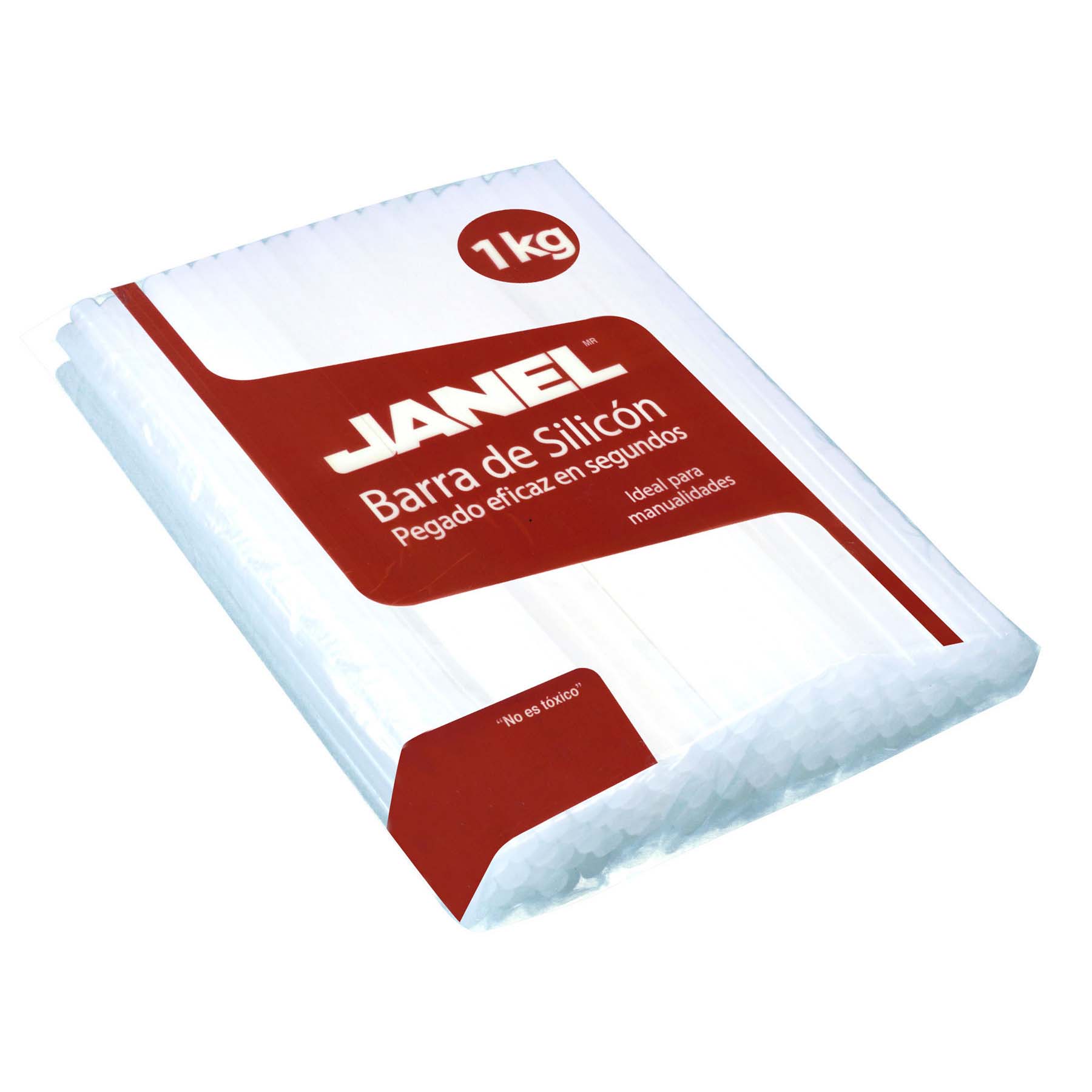 Silicón en Barra Delgada Janel 7.4 mm x 20 cm. Bolsa 1 Kg.