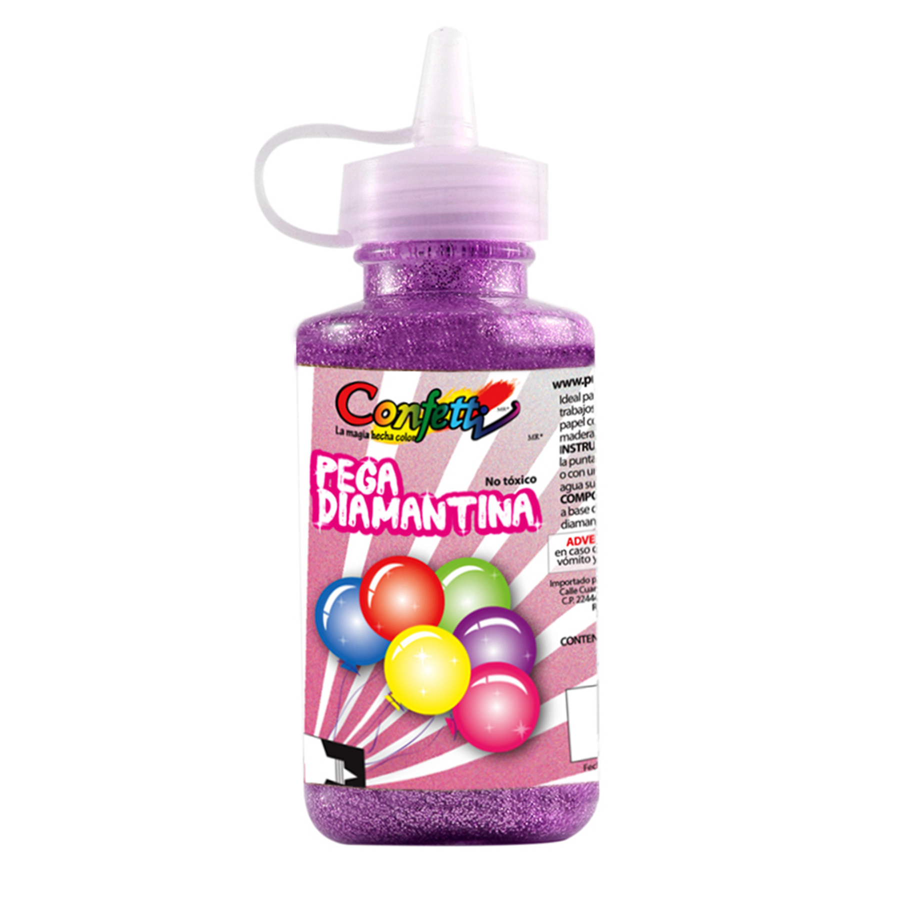 Pegamento con Diamantina Confetti 60 ml.