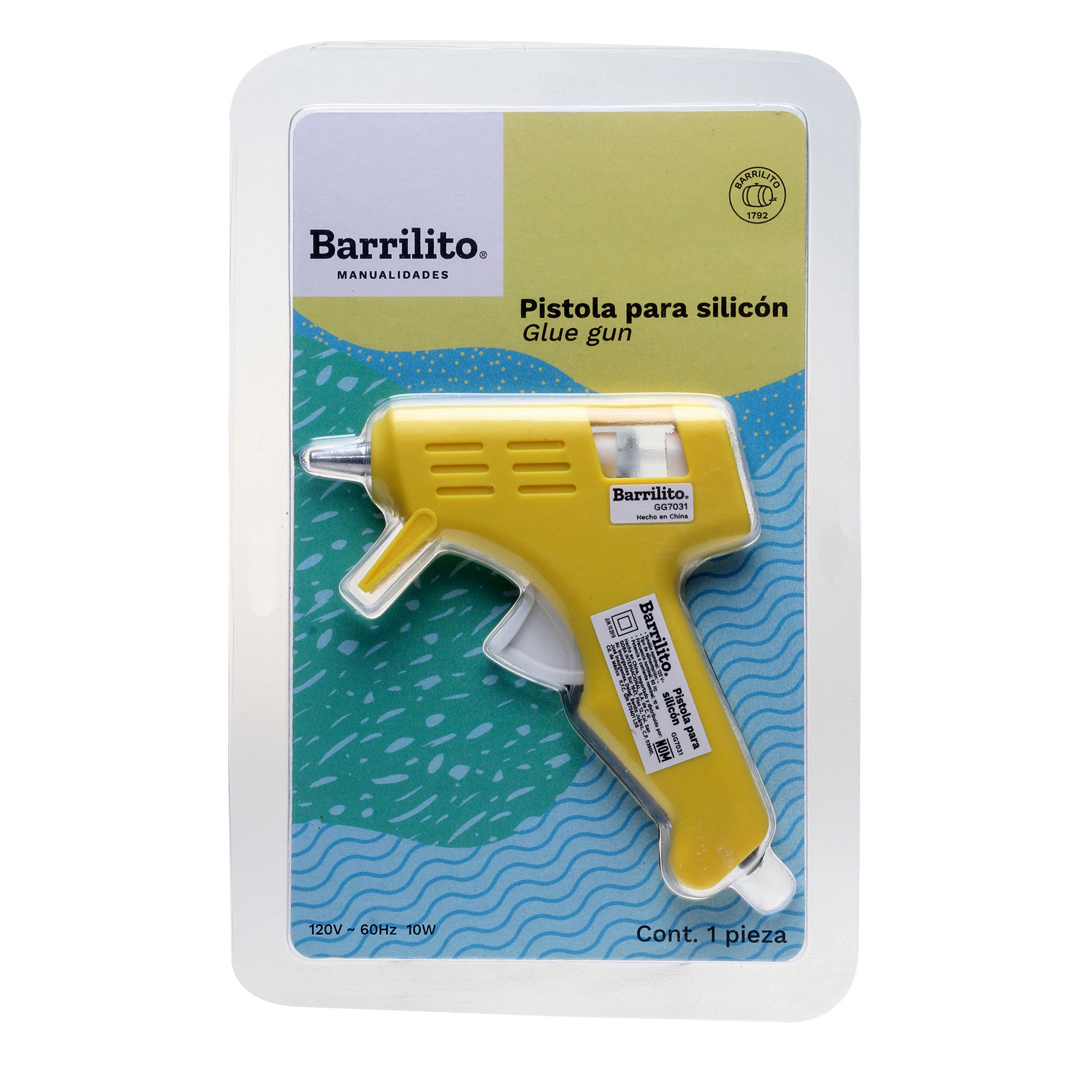 Pistola Silicón Barrilito Chica para Barra 7 mm