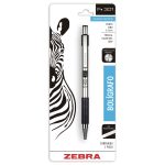 Bolígrafo Retráctil Metálico Punto Fino 0.7 mm Zebra F-301 Bl/1 Negro