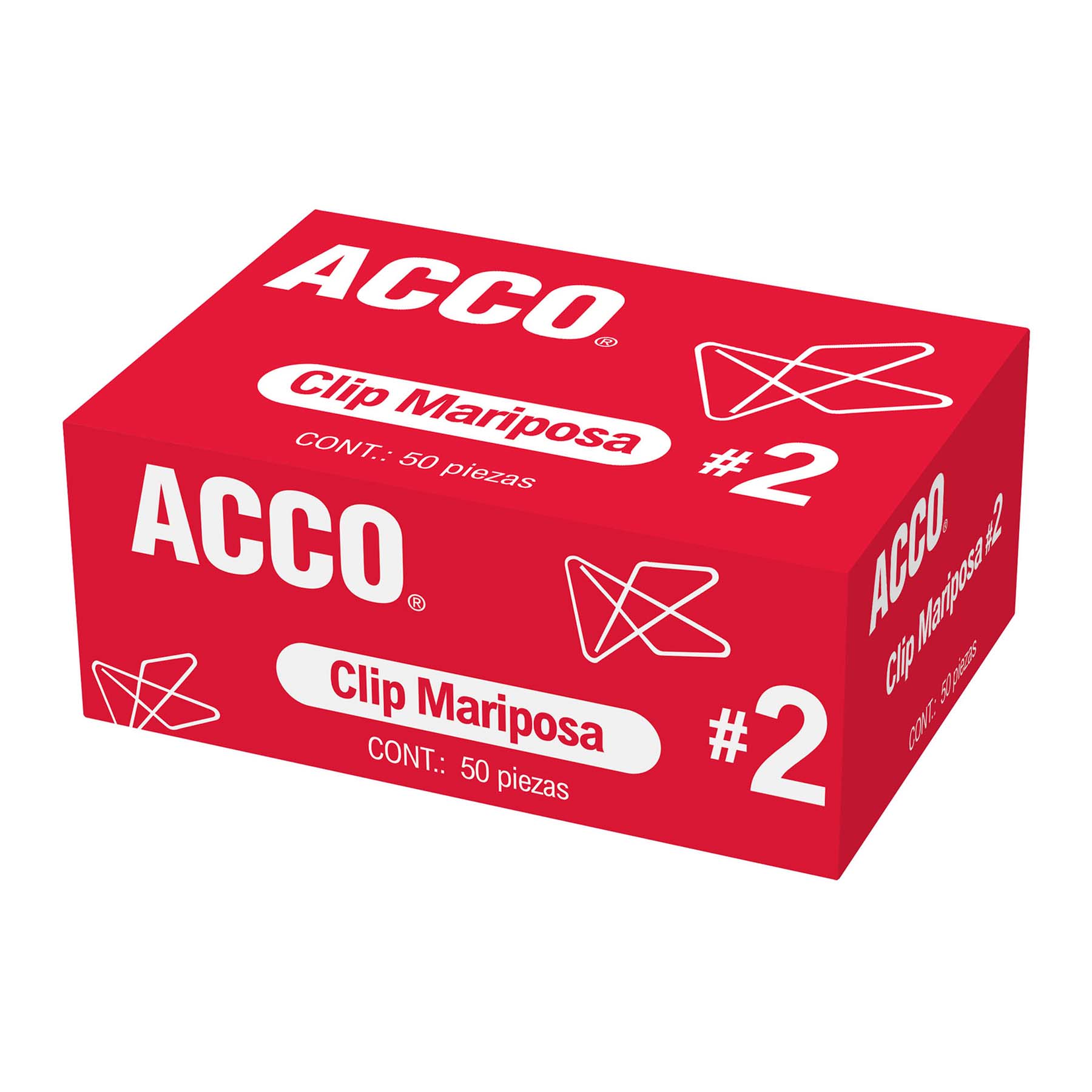 Clip Gigante Mariposa #2 Acco C/50