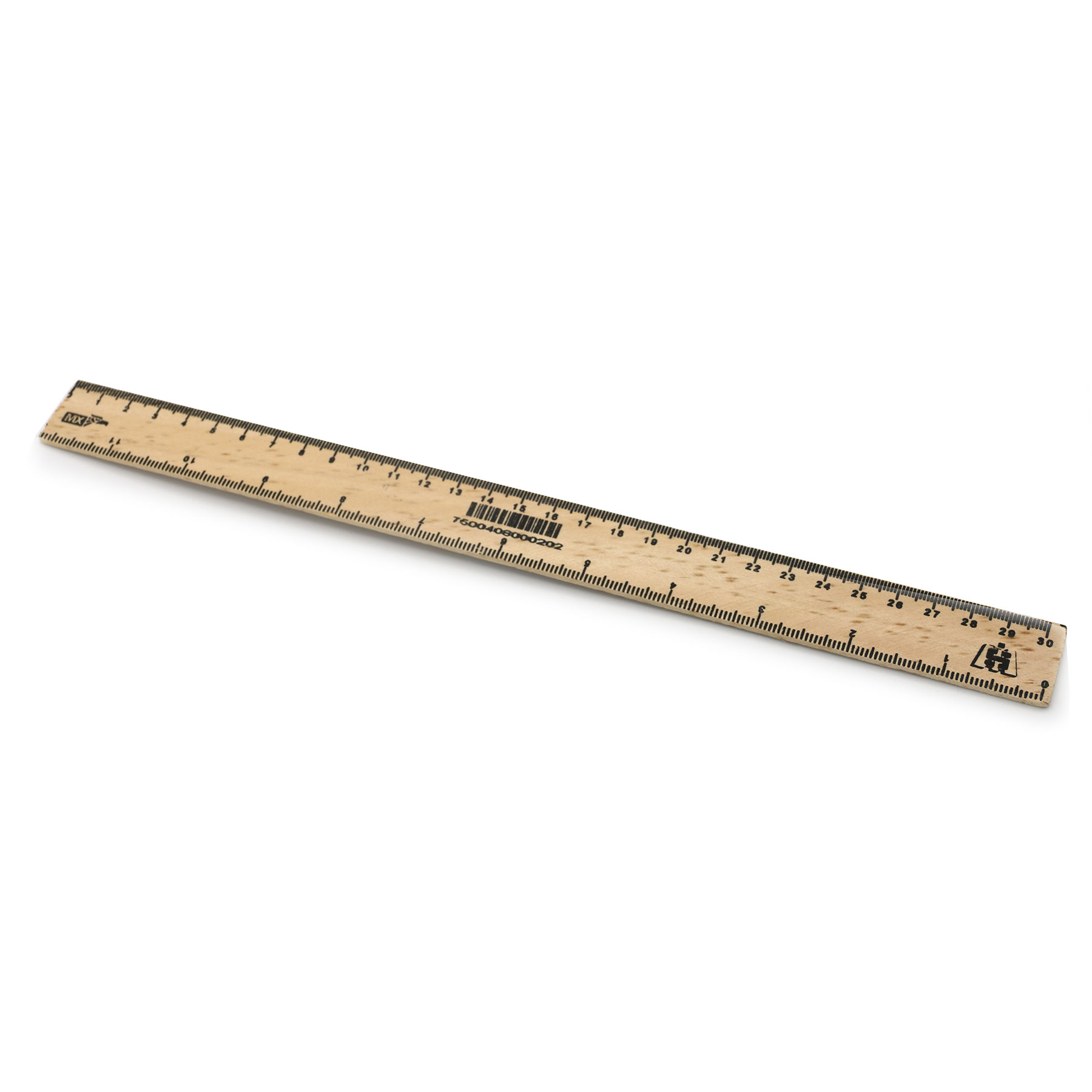 Regla de Madera Plana 30 cm