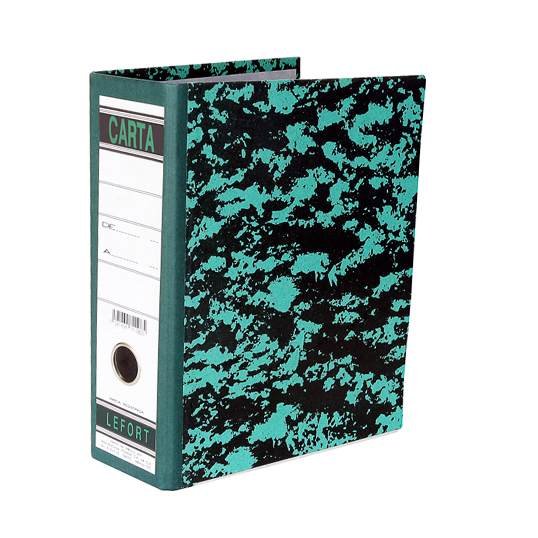 Registrador Marmoleado Lefort Carta