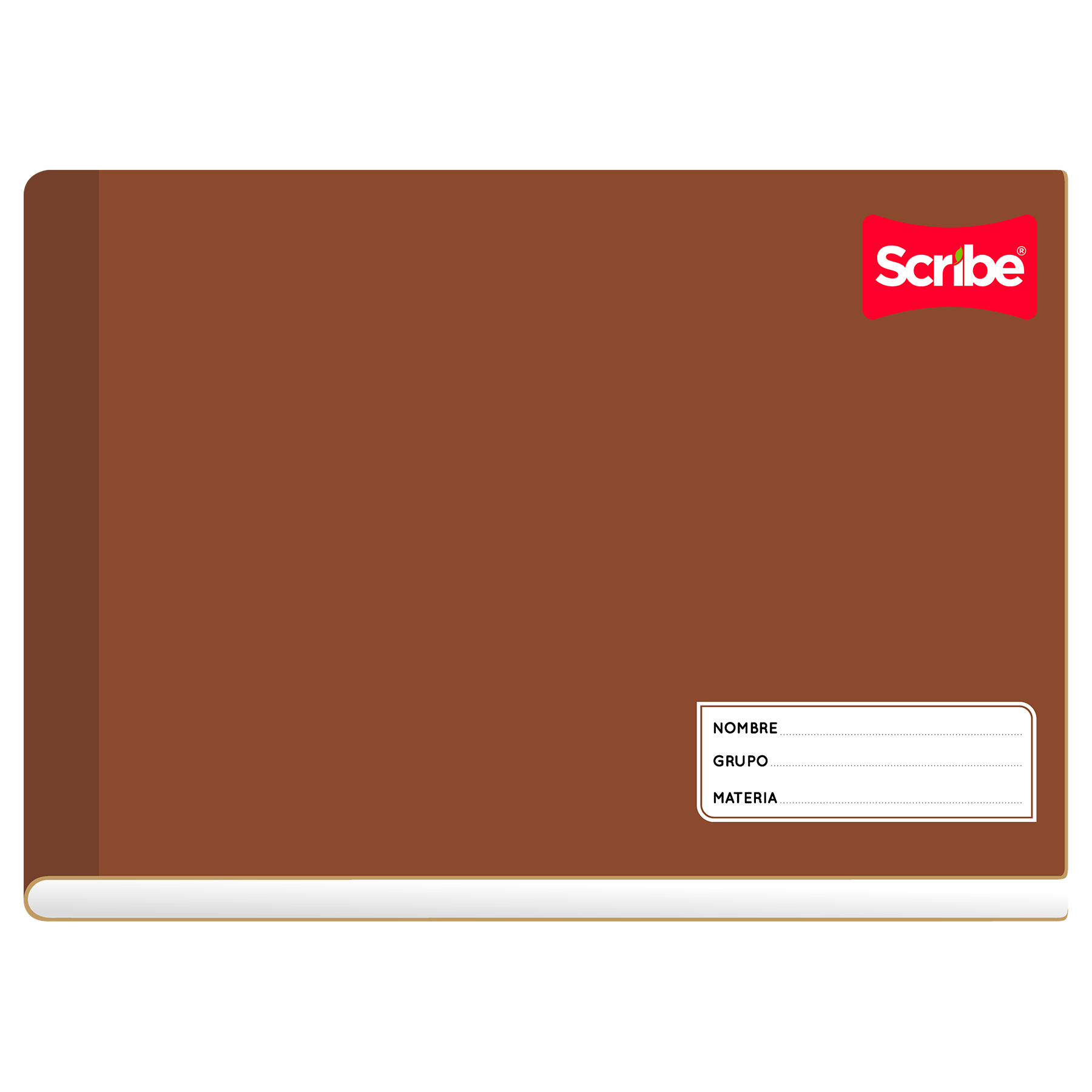 Cuaderno Forma Italiana Cosido Scribe Clásico 4524 Doble Raya 100 h.