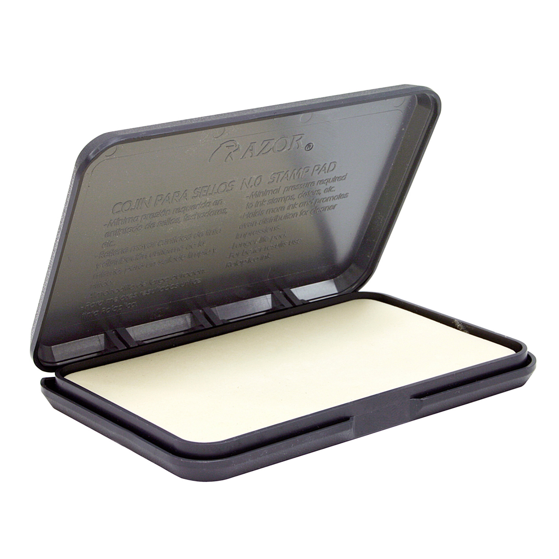 Cojín Entintador Grande Azor #2 Plástico Sin Tinta