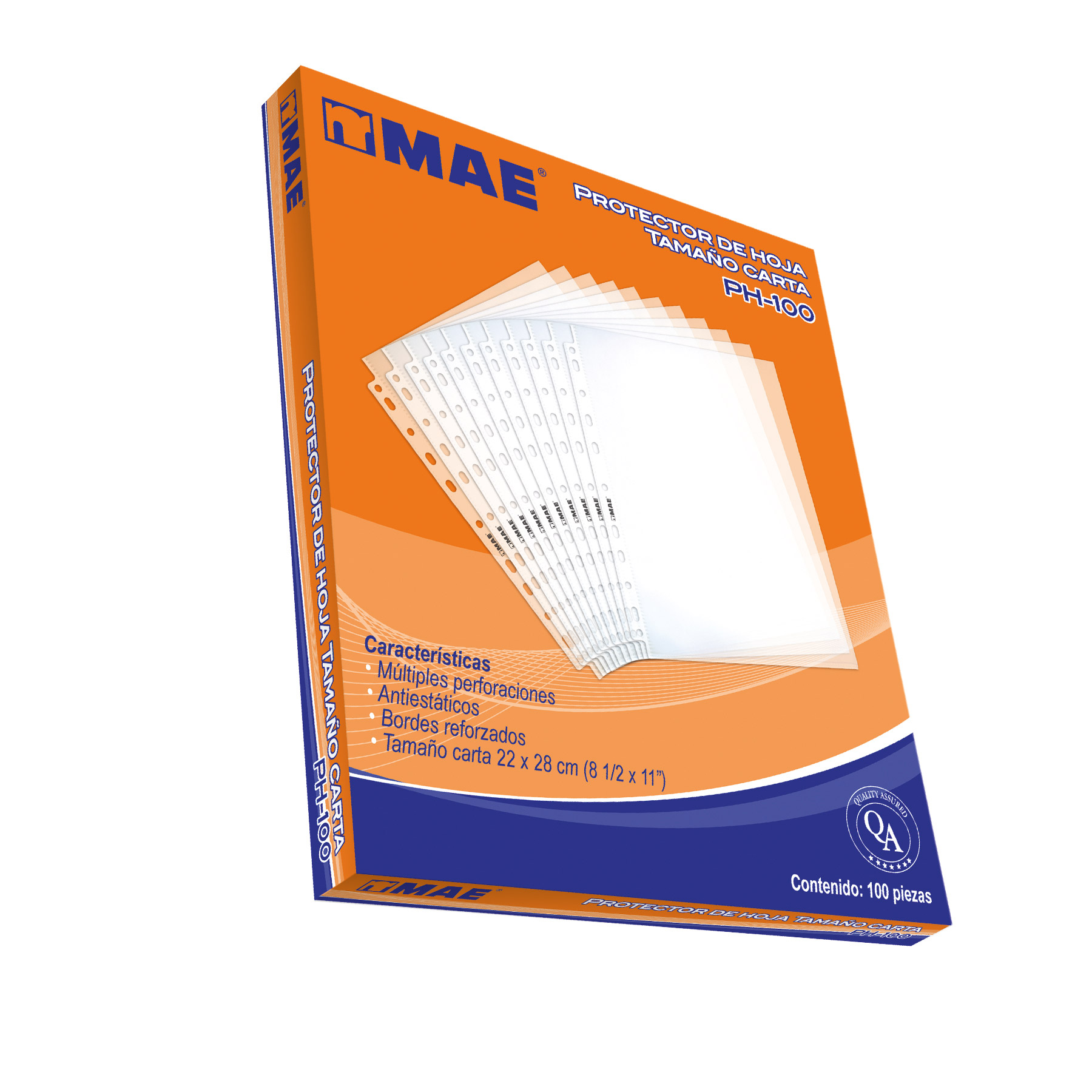 Protector de Hojas Cristal MAE PH-100 Carta