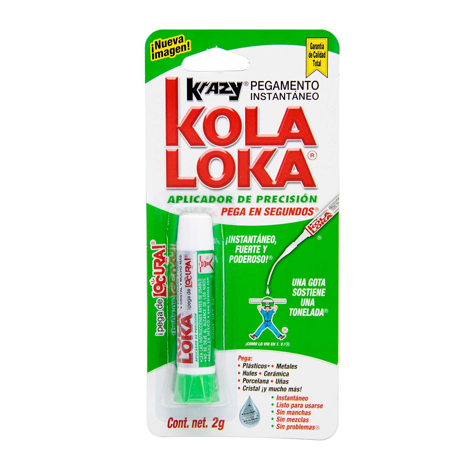 Pegamento Instantáneo Kolaloka Verde 2 g.