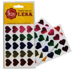 Etiqueta Corazones LESA Bl/120