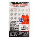Etiqueta Estrellas Metálicas Transfer Grande C/105 Plata