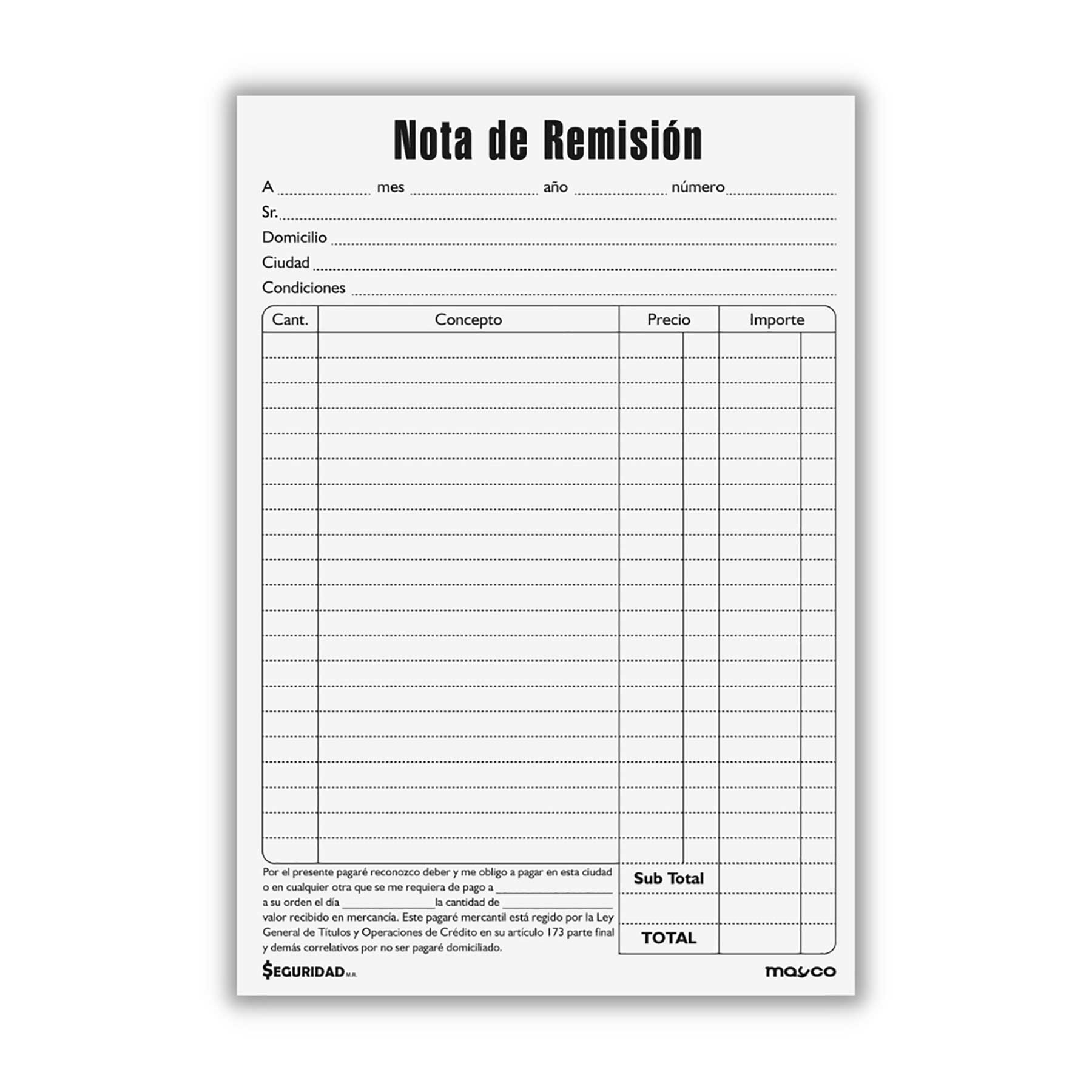 Superblock Remisión Esquela Mayco S4 Original 14 x 20 cm. 45 h.