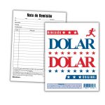 Block Remisión Esquela Original Dolar RD3 13 x 16.5 cm. 45 h.