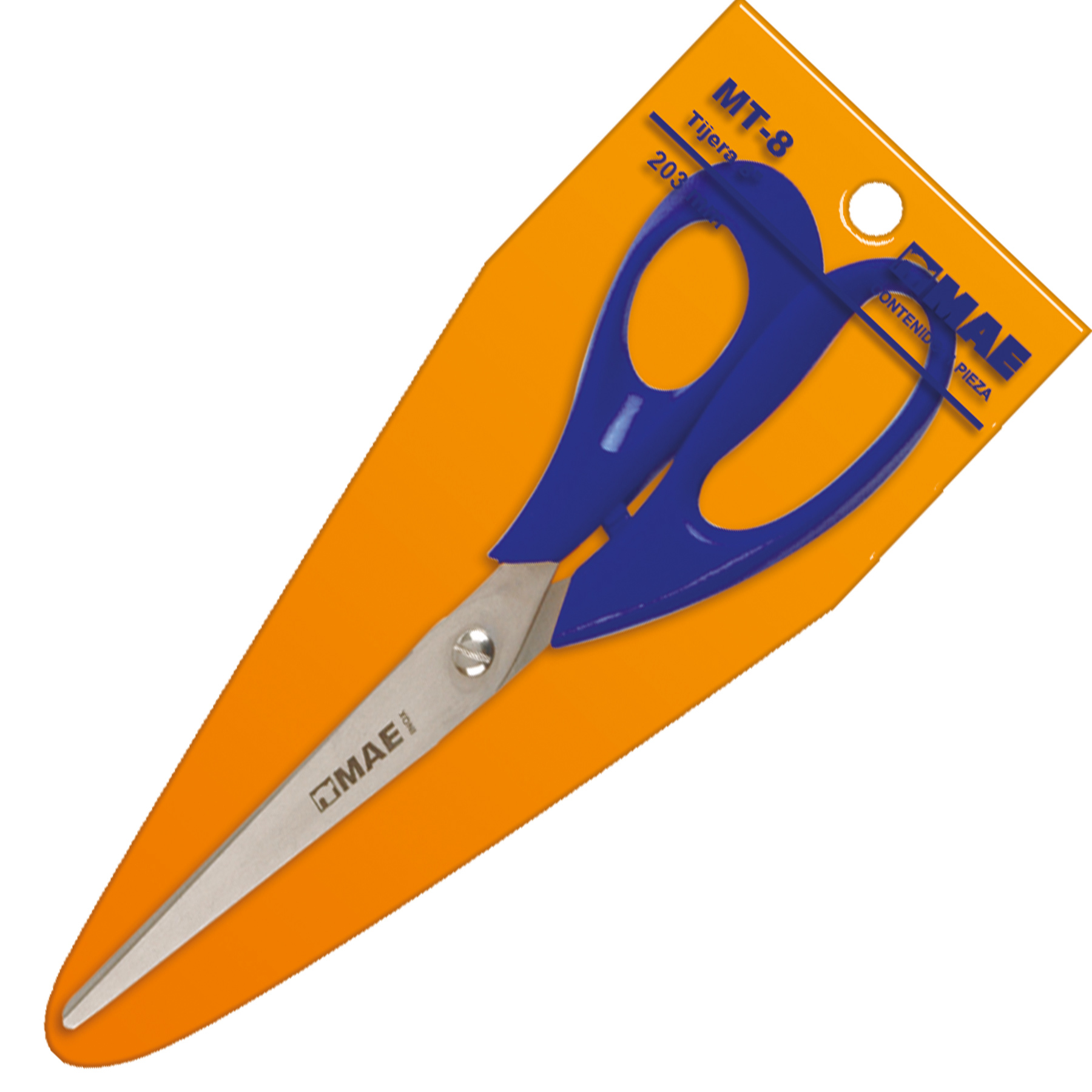 Tijera Multiusos MAE 8" Mango Plástico