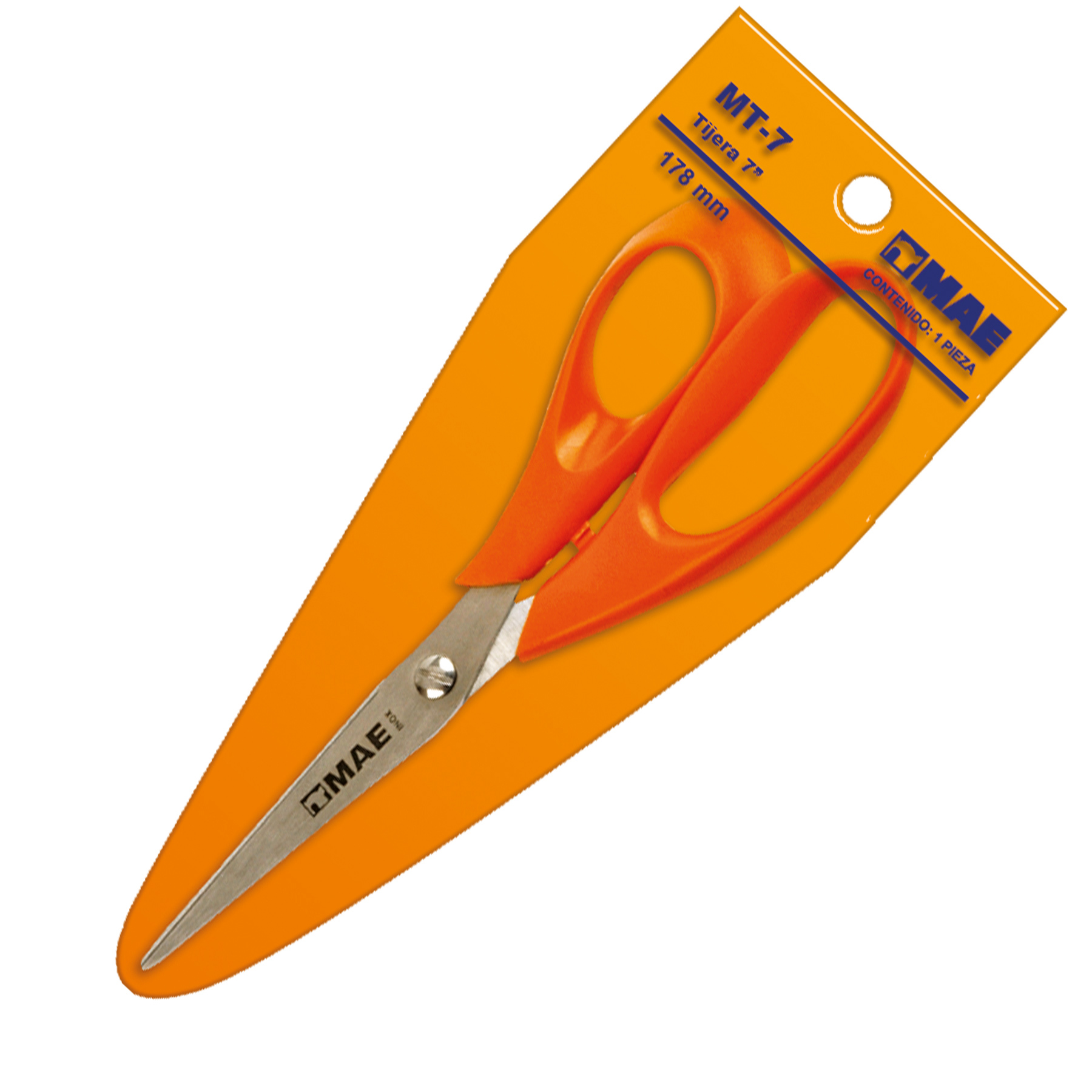 Tijera Multiusos MAE 7" Mango Plástico