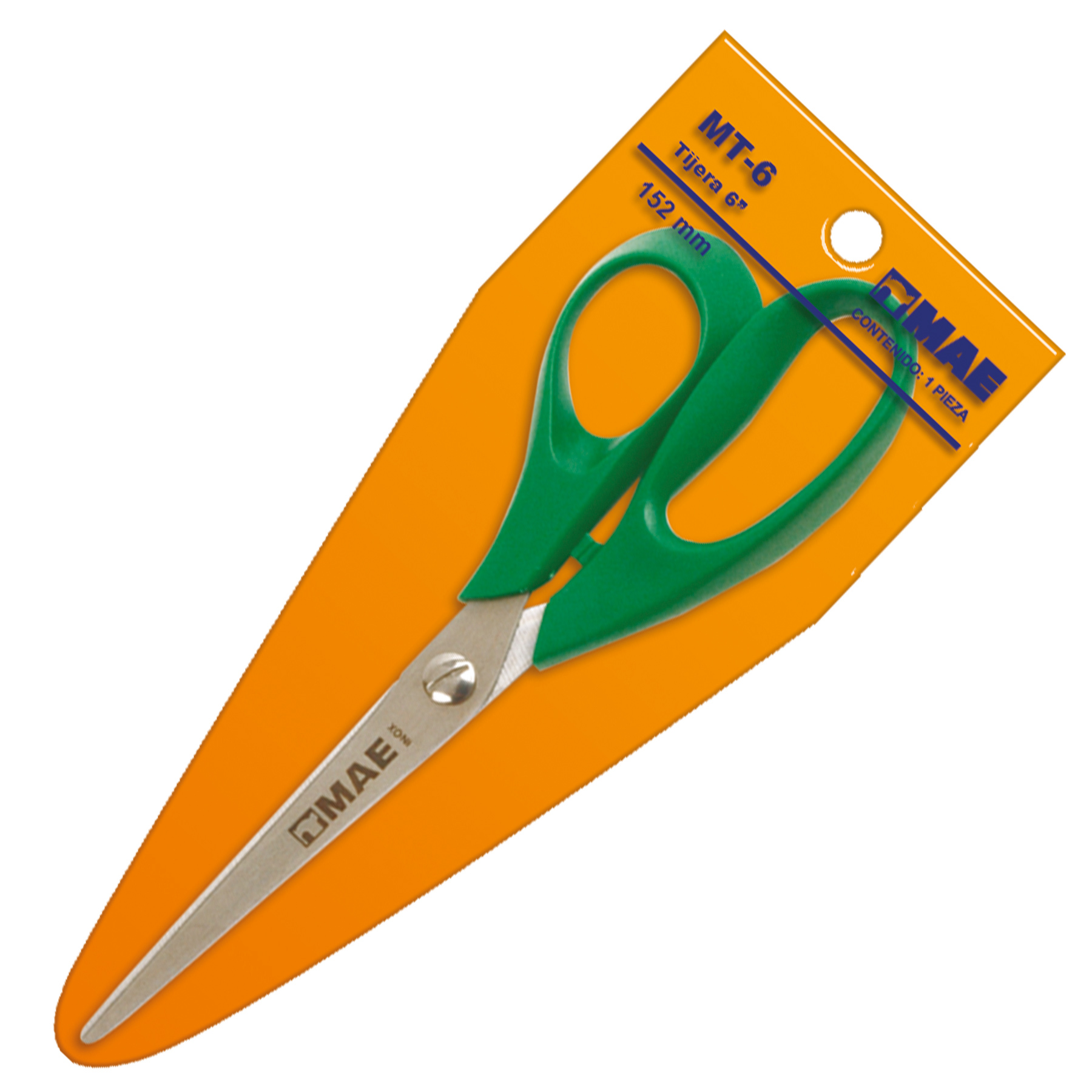 Tijera Multiusos MAE 6" Mango Plástico