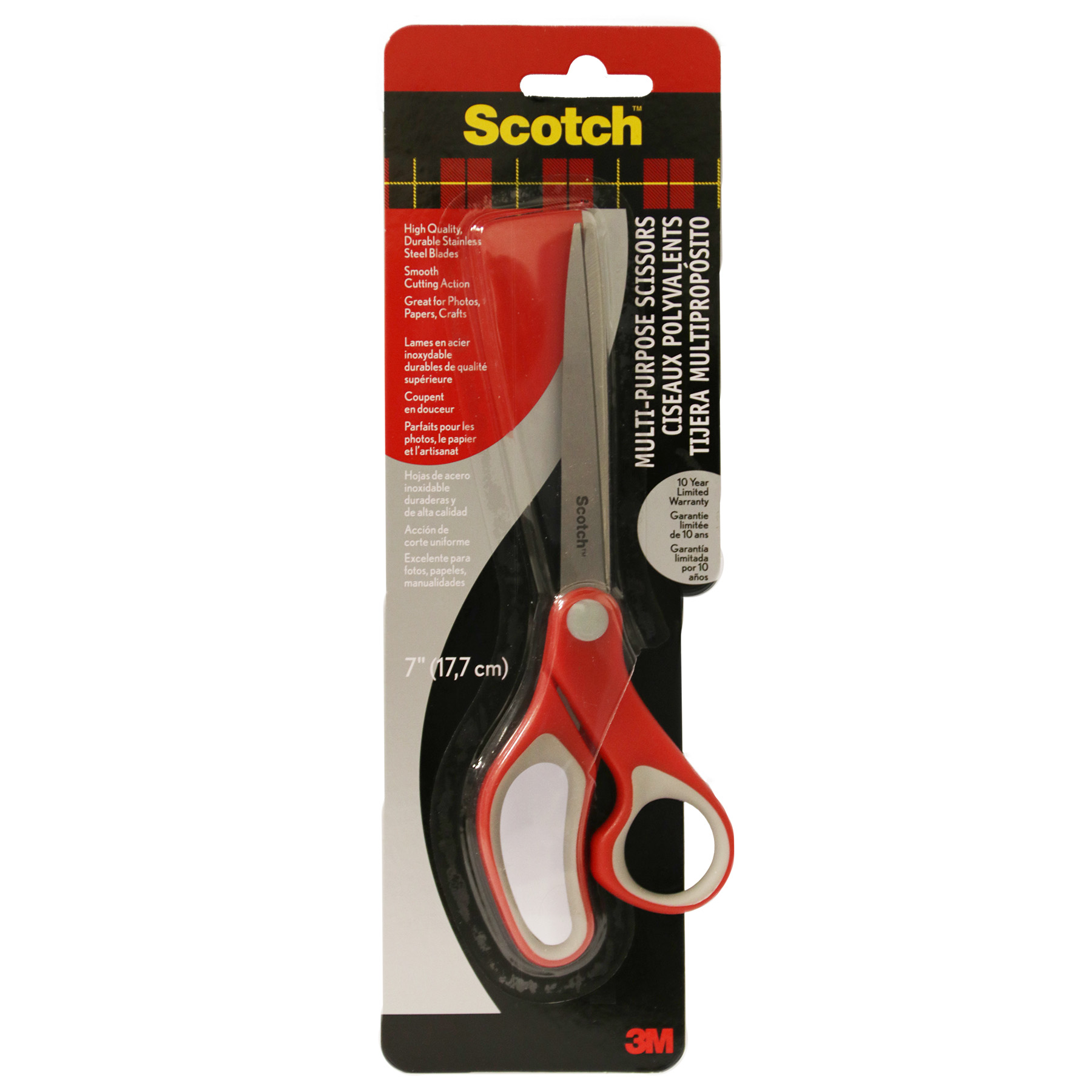 Tijera Multiusos Scotch 7" Mango Plástico