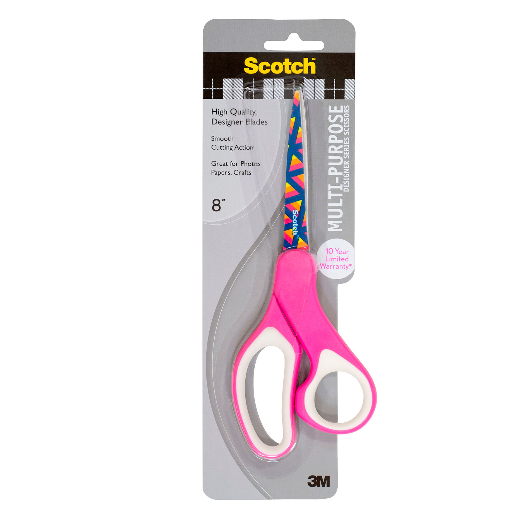 Tijera Multiusos Scotch 8" Varios Diseños