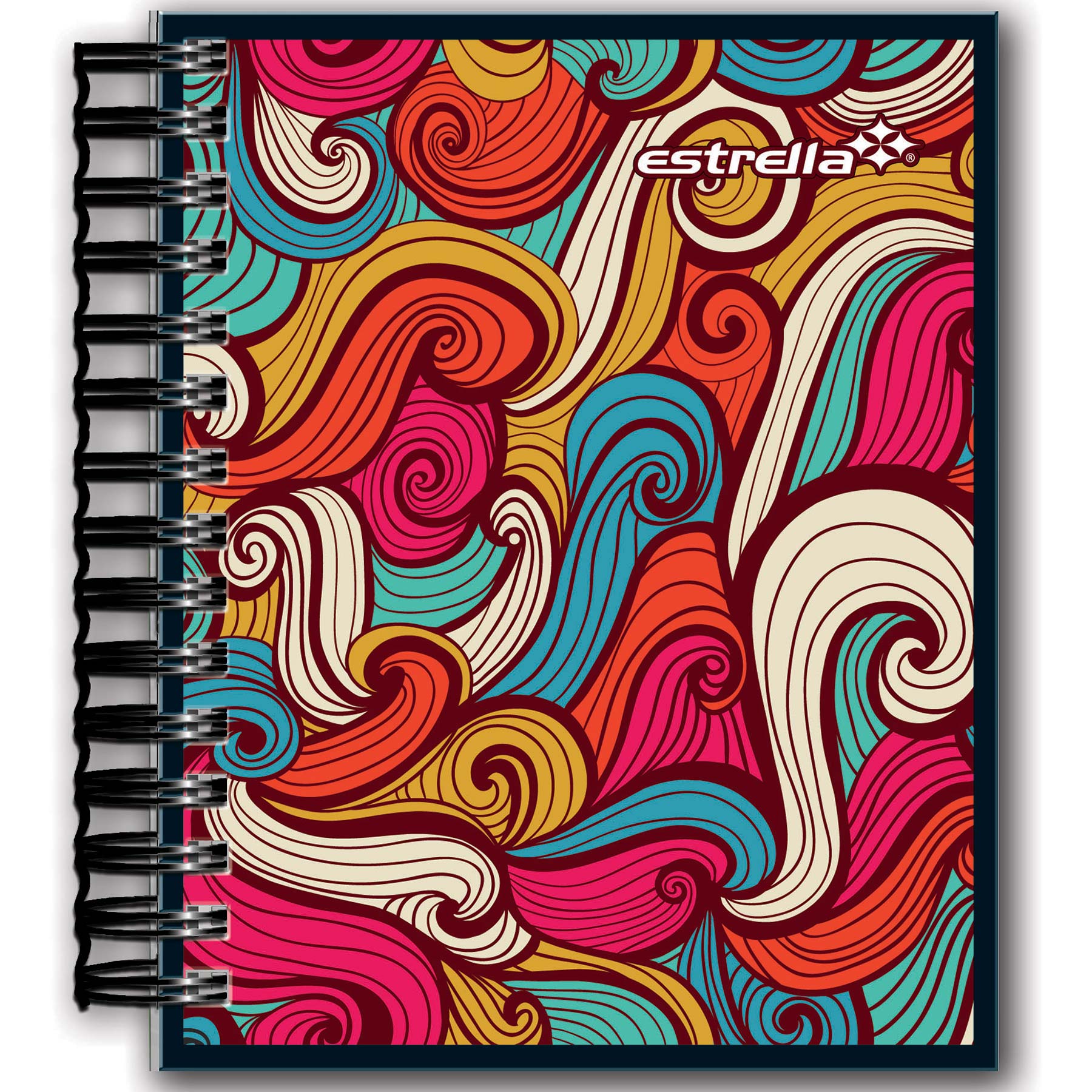 Libreta Apuntes Espiral Doble O Estrella 0561 Raya 14 x 11.1 cm 100 h.