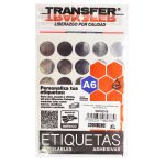 Etiqueta Sello 19 mm Transfer C/90 Plata