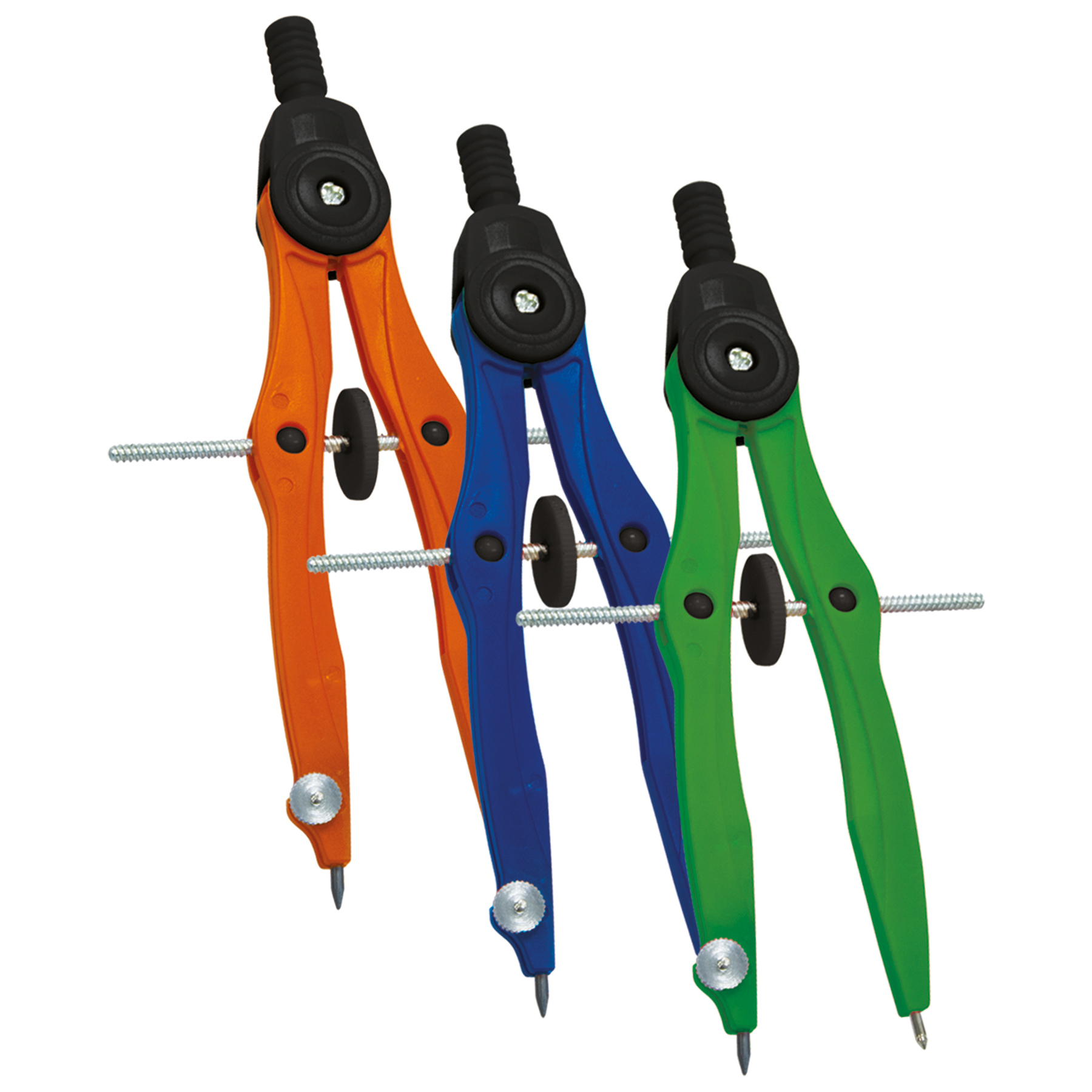 Compás de Precisión Plástico MAE CPP-2 Brazo Largo Bl/1