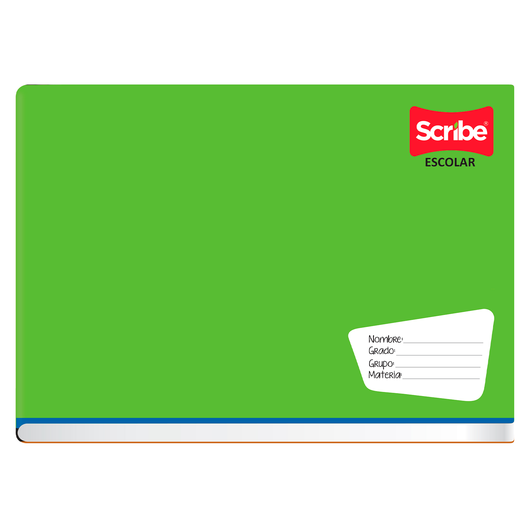 Cuaderno Forma Italiana Grapado Scribe Escolar 6134 Doble Raya 100 h.