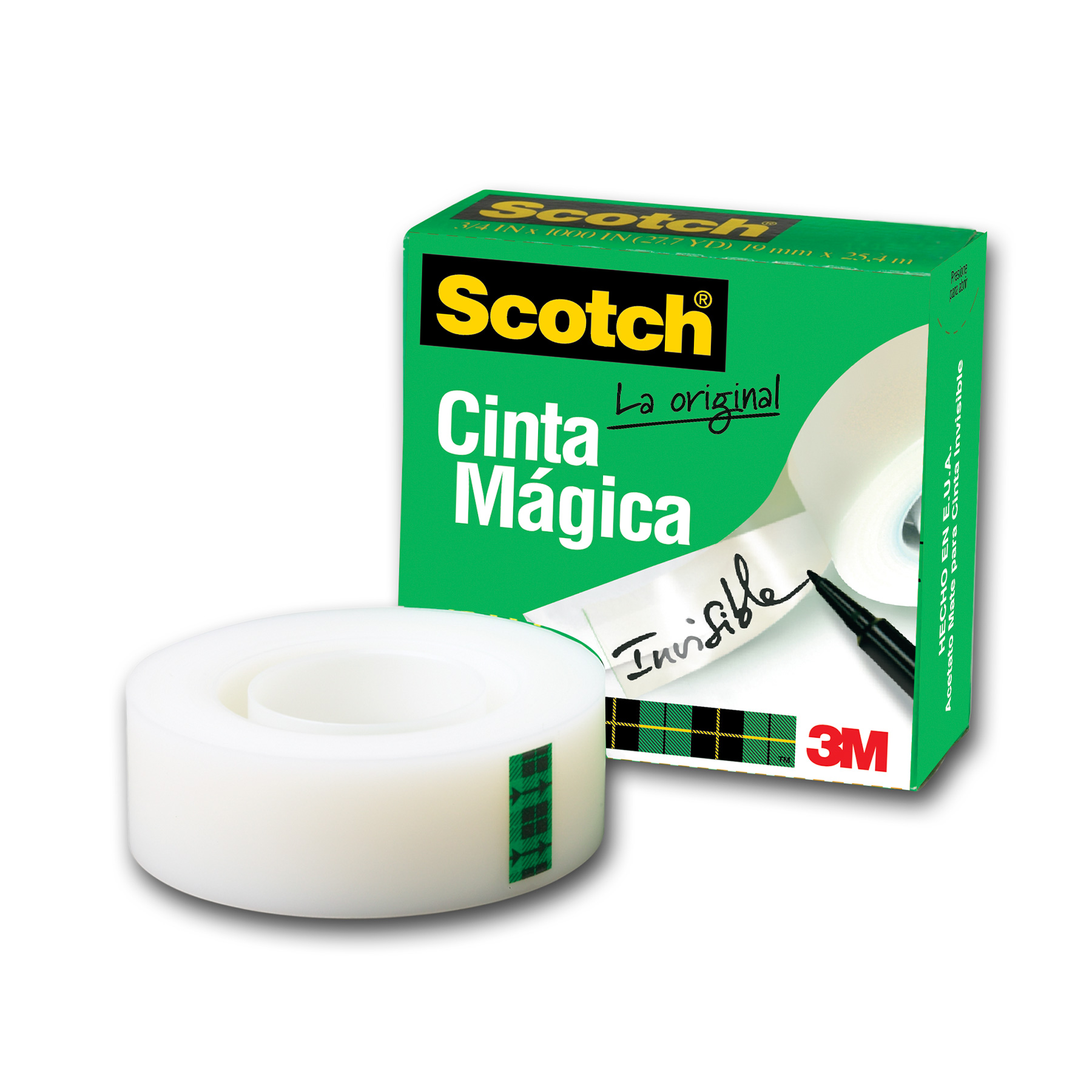 Cinta Adhesiva Mágica Scotch 810, 19 mm x 33 m.