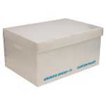 Caja para Archivo Plástico Cartonplast Oficio 50 x 36.5 x 25 cm. Tapa Integrada