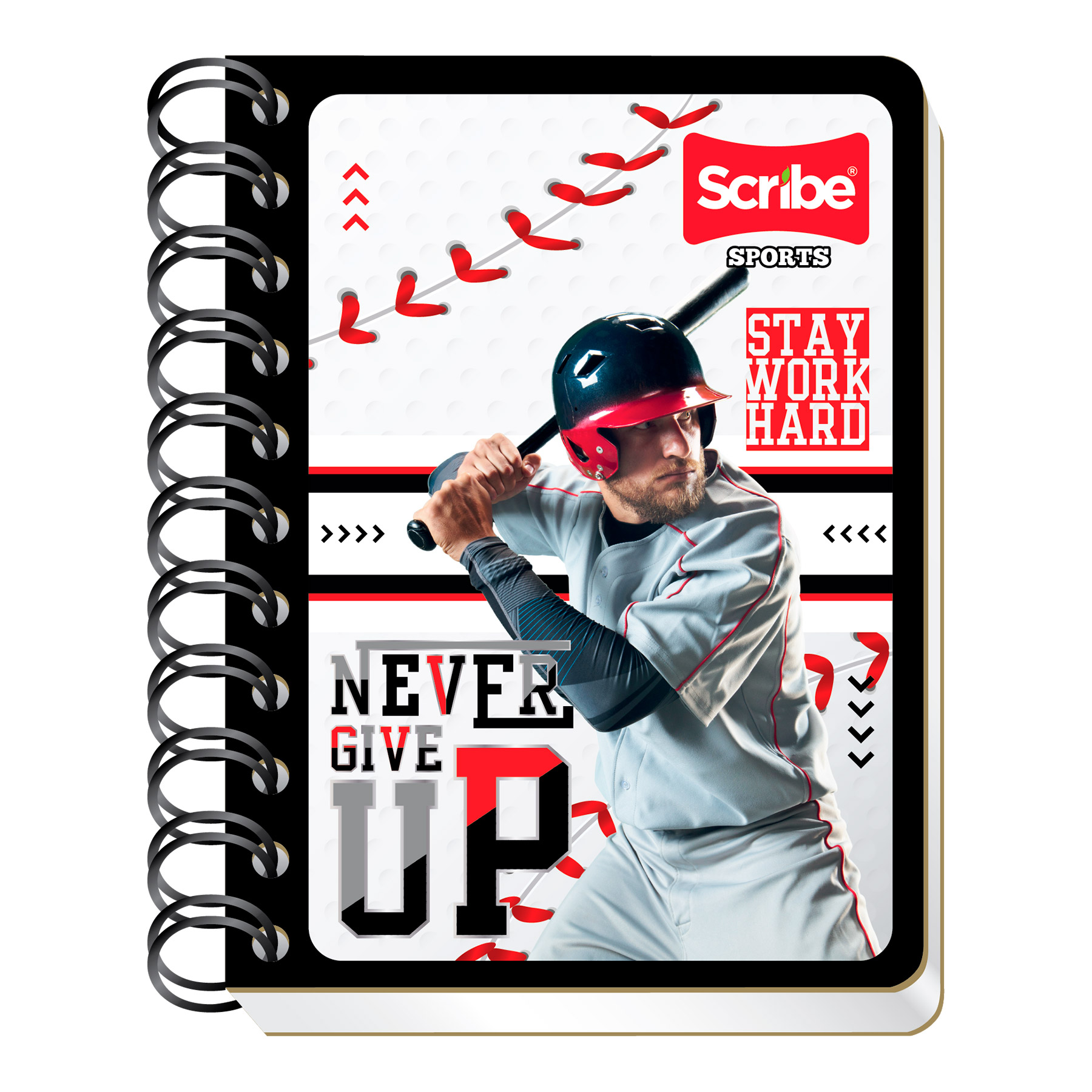 Libreta Pocket Espiral Doble O Scribe Multilínea Raya 80 h. 10.5 x 14 cm