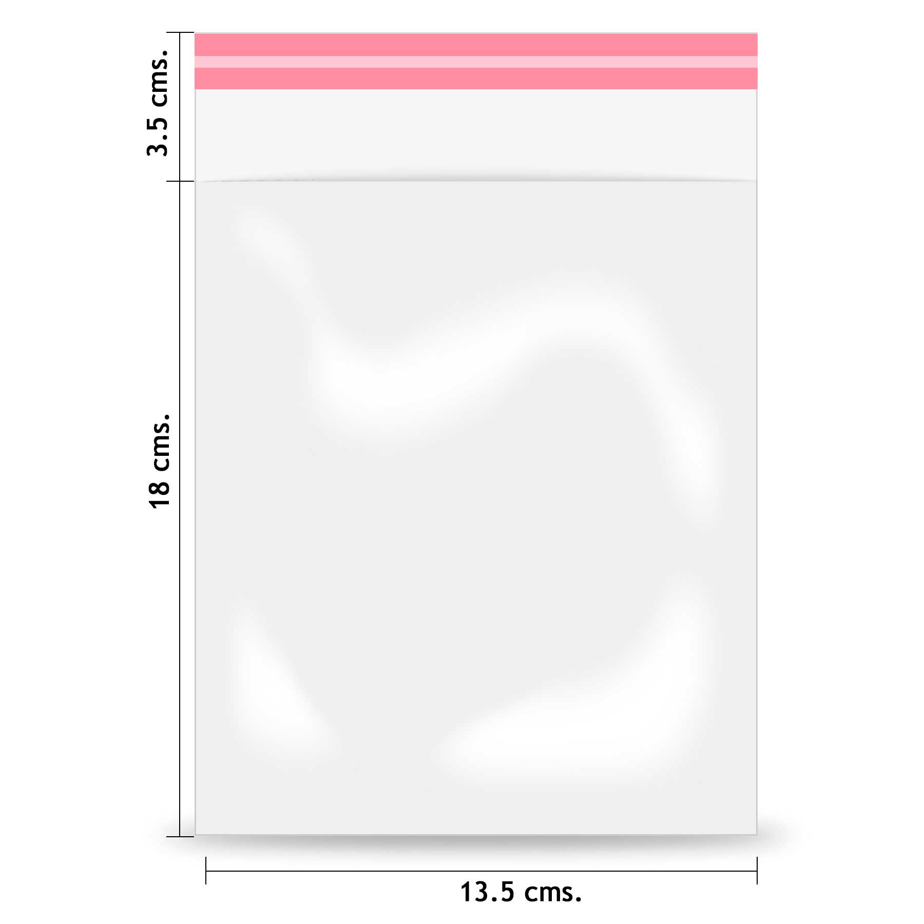 Sobre Poli/Bopp Dart 13.5 x 18 +3.5 cm C/25 C/Adh.