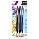Bolígrafo Retráctil Punto Mediano 1.0 mm Zebra Z-Grip Bl/3