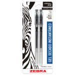Bolígrafo Roller Gel Punto Fino 0.5 mm Zebra J-Roller RX Negro Bl/2