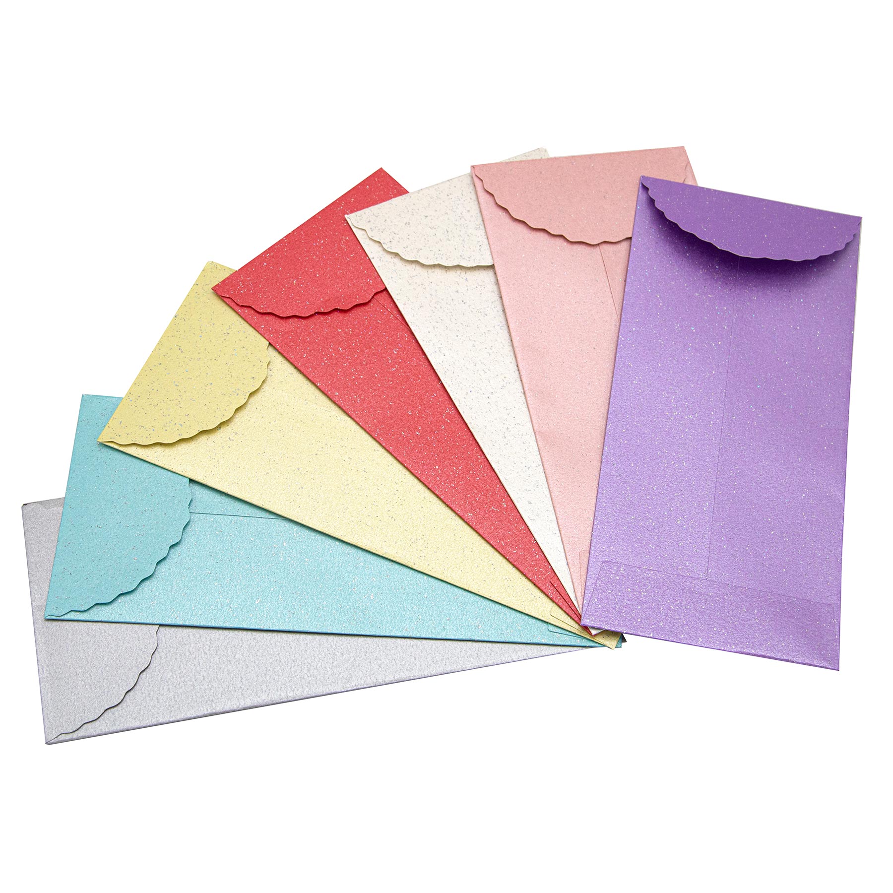 Sobre para Dinero con Glitter Royal 7.5 x 17 cm C/10