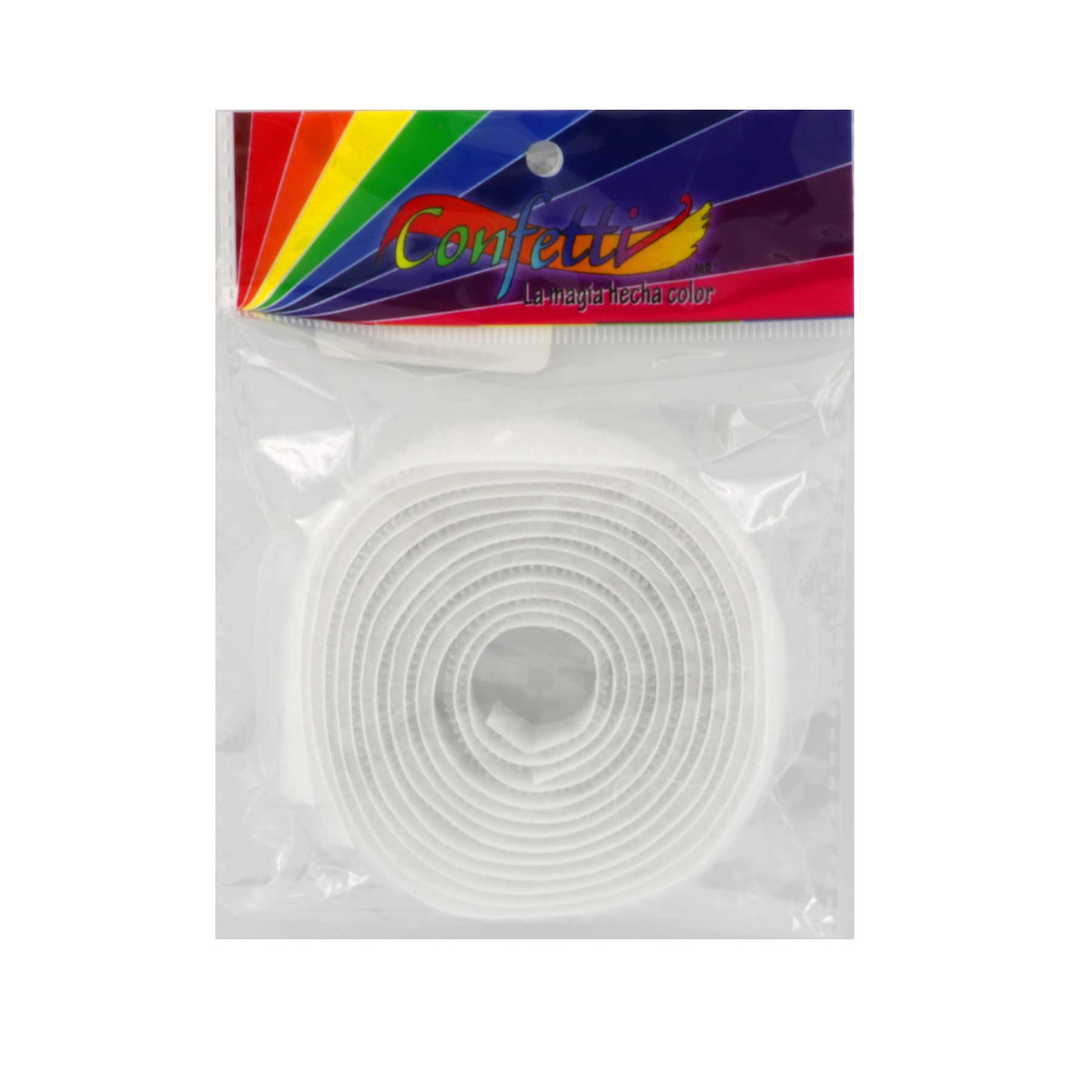 Cinta Velcro Confetti 25 x 1 m Bl/1