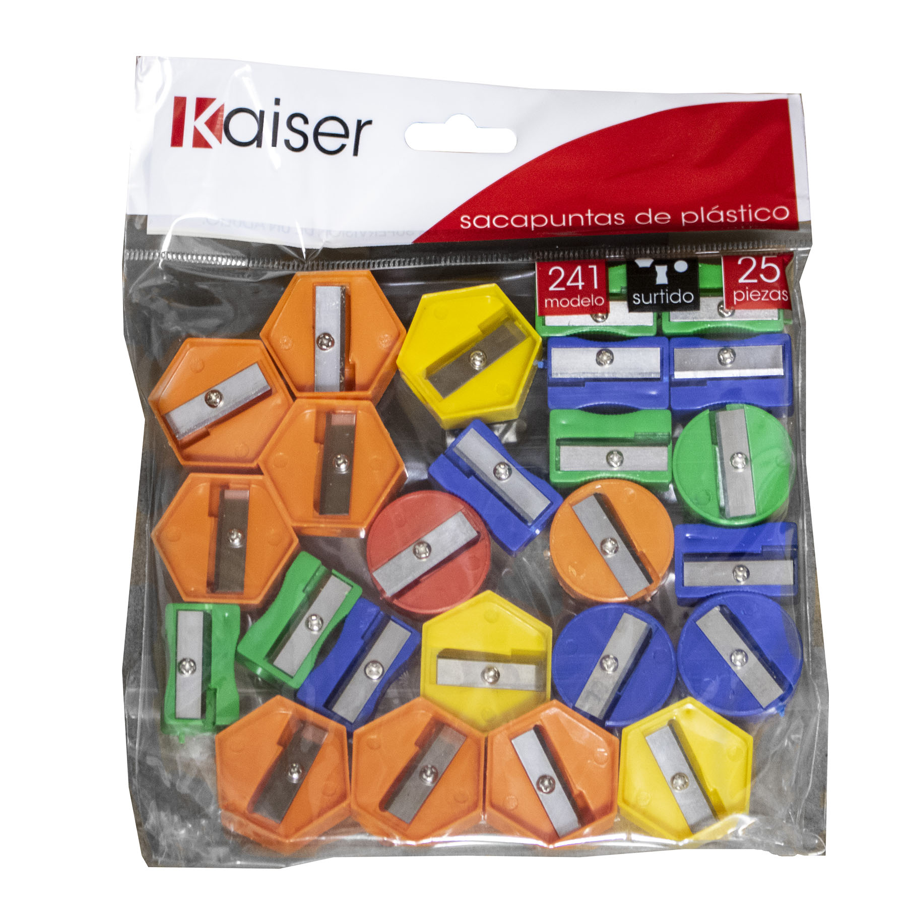 Sacapuntas Plástico Kaiser Figuras C/25 Surtido