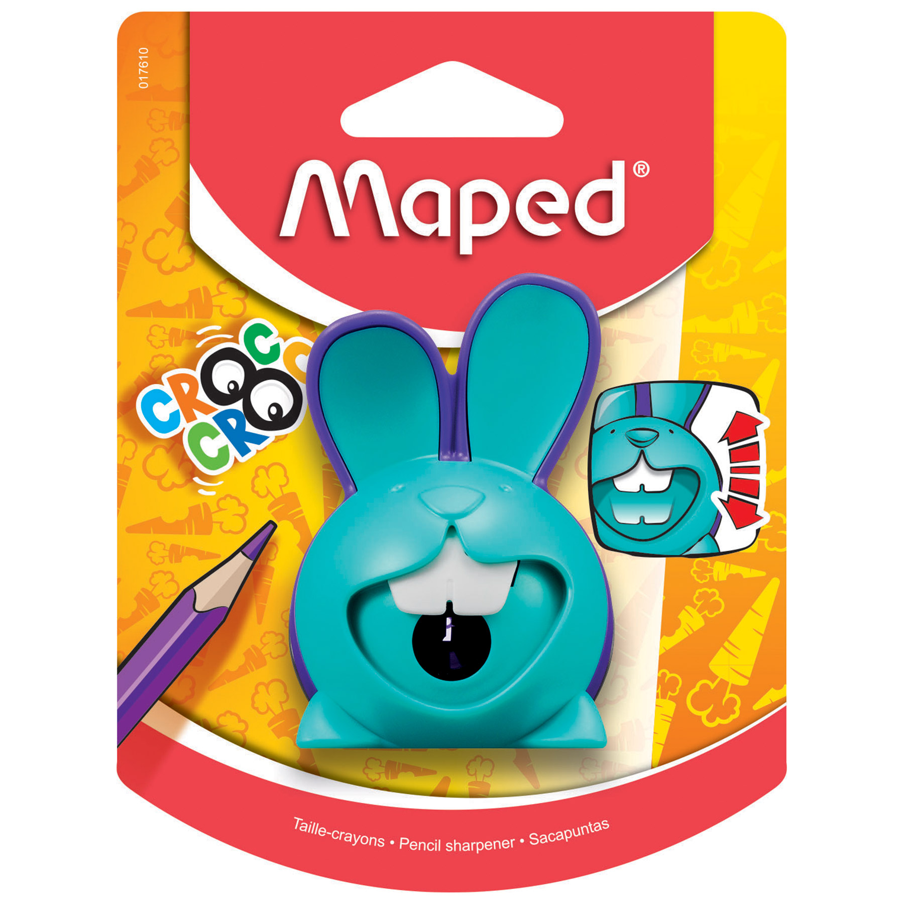 Sacapuntas con Depósito Maped Croc Croc Conejo Bl/1