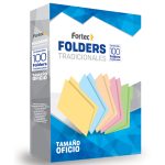 Folder Crema Fortec C/100 Oficio