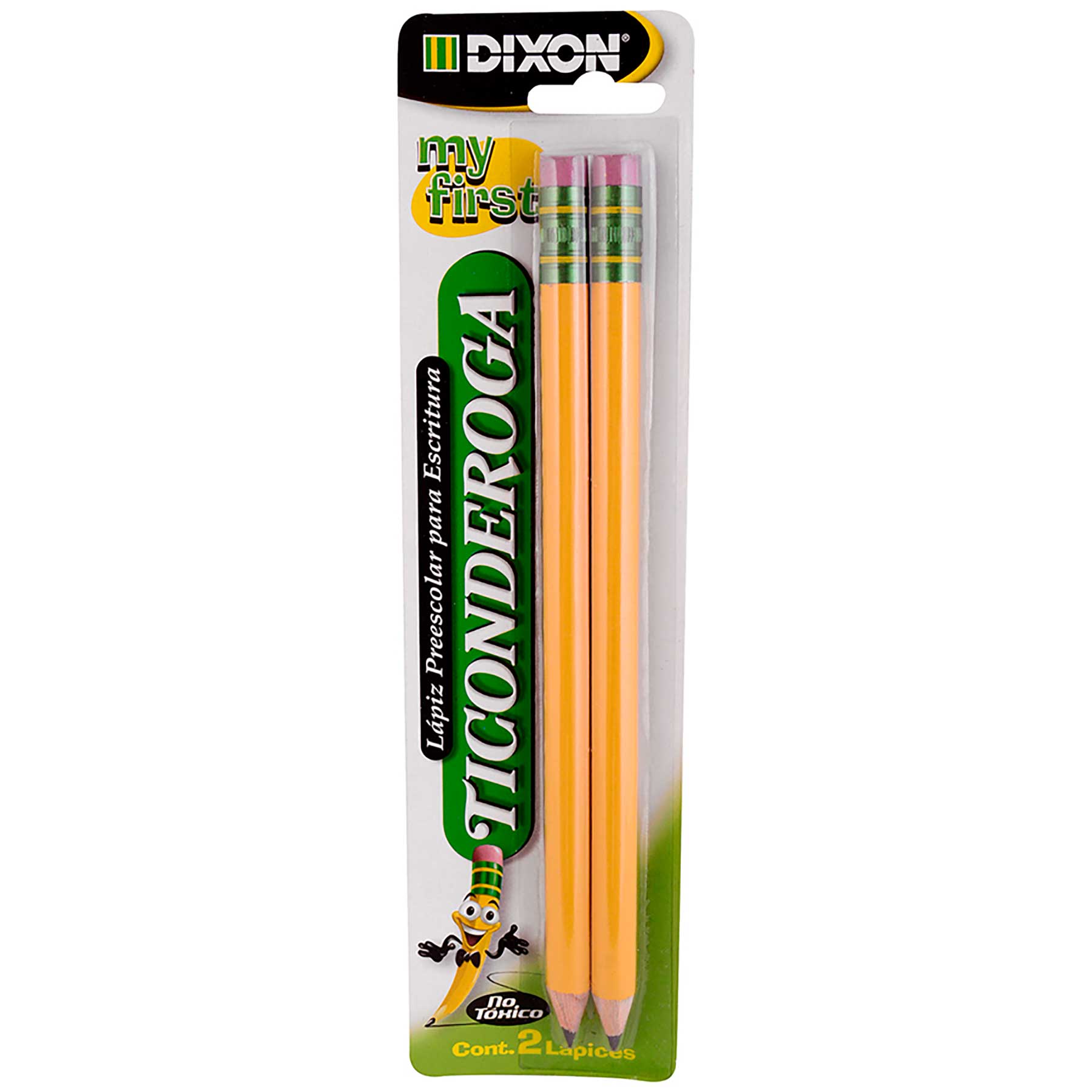 Lápiz de Grafito Entrenador #2 Ticonderoga My First Redondo Bl/2