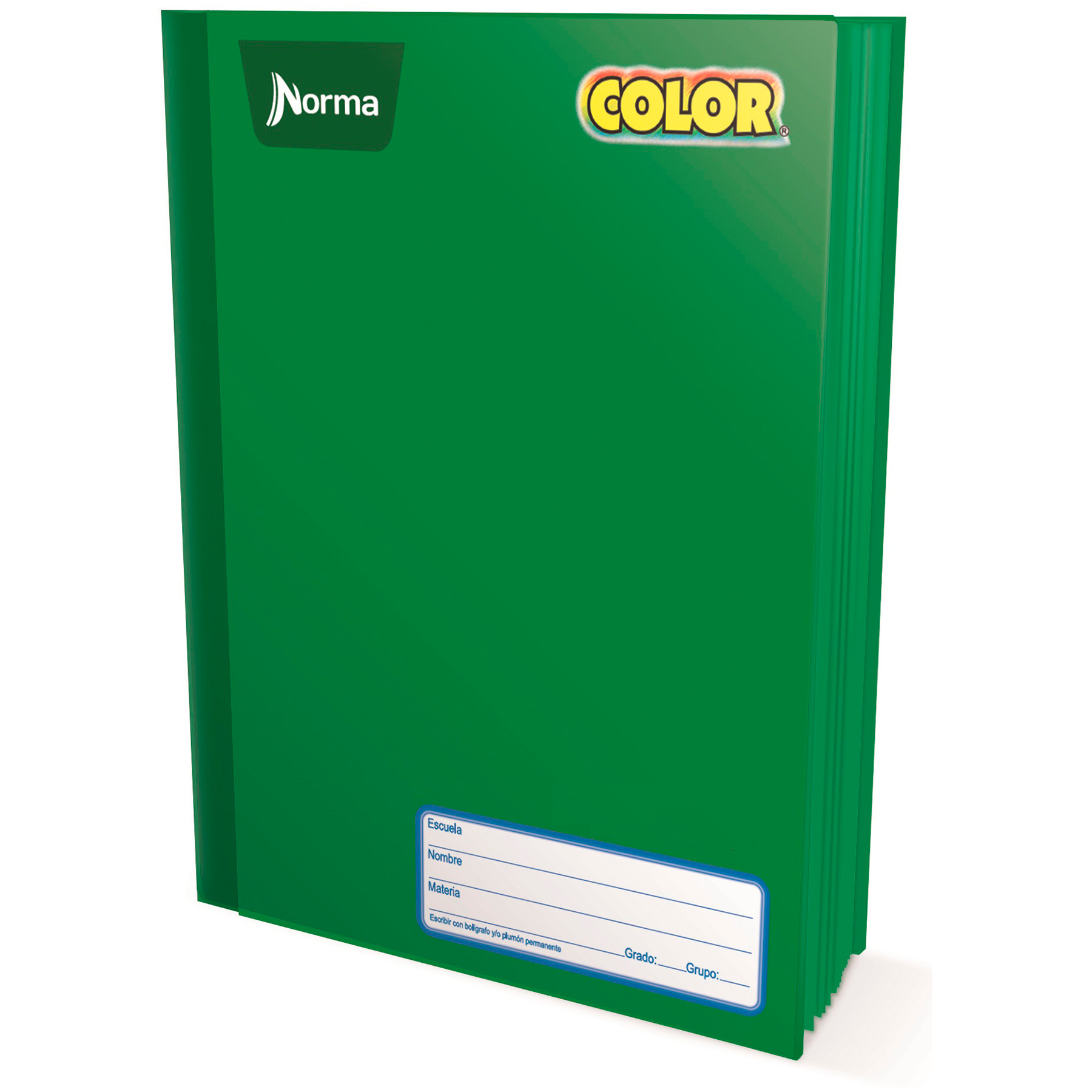 Cuaderno Colegial Cosido Norma Color 360 Cuadro Chico 100 h.