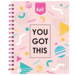 Cuaderno A5 Espiral Doble O Kiut Raya 160 h.