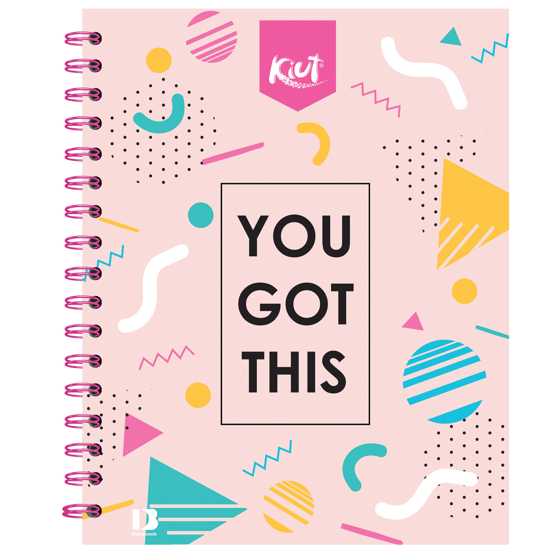 Cuaderno A5 Espiral Doble O Kiut Raya 160 h.