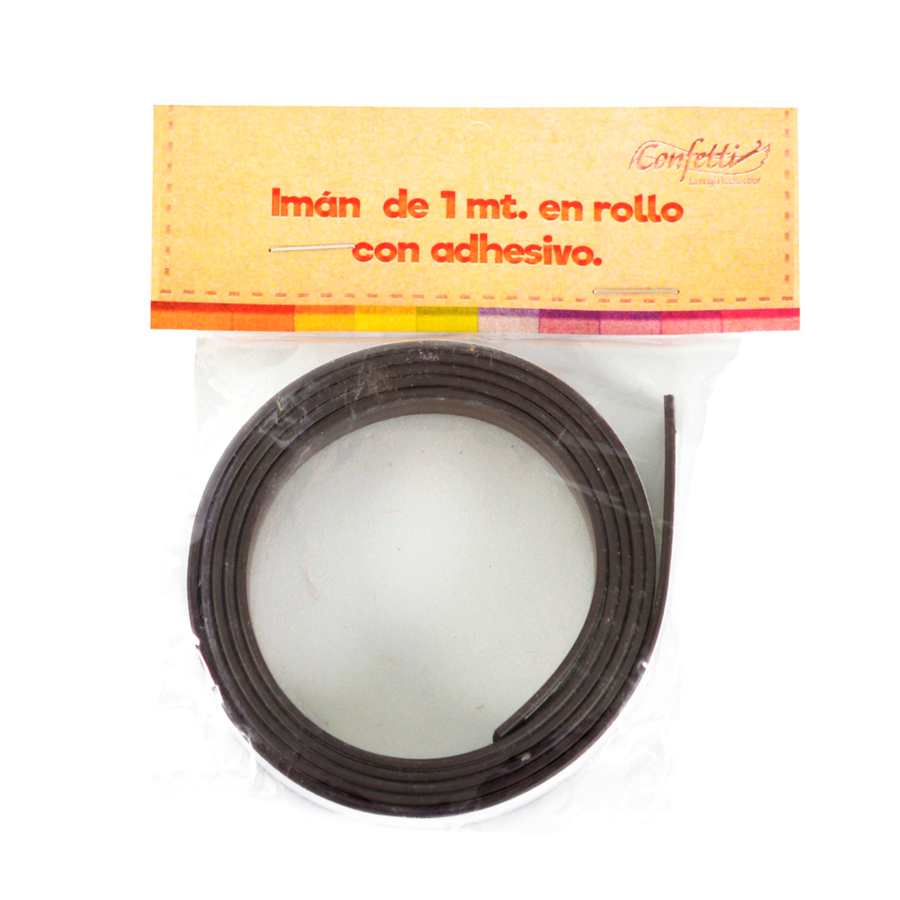 Rollo Imán Adhesivo Confetti 13 mm x 1 m.