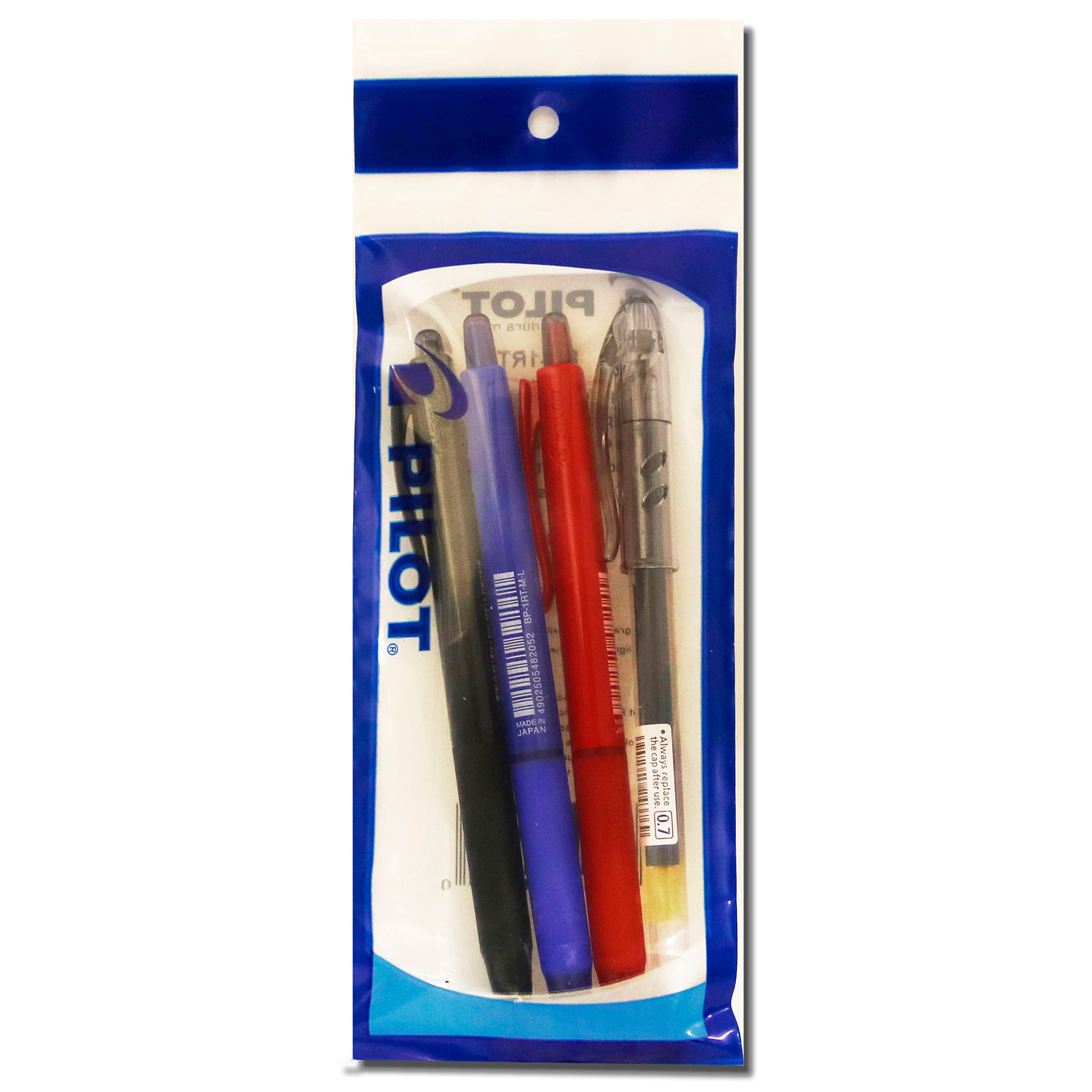 Bolígrafo Retráctil Punto Mediano 1.0 mm Pilot BP-1RT Bl/3 Básicos